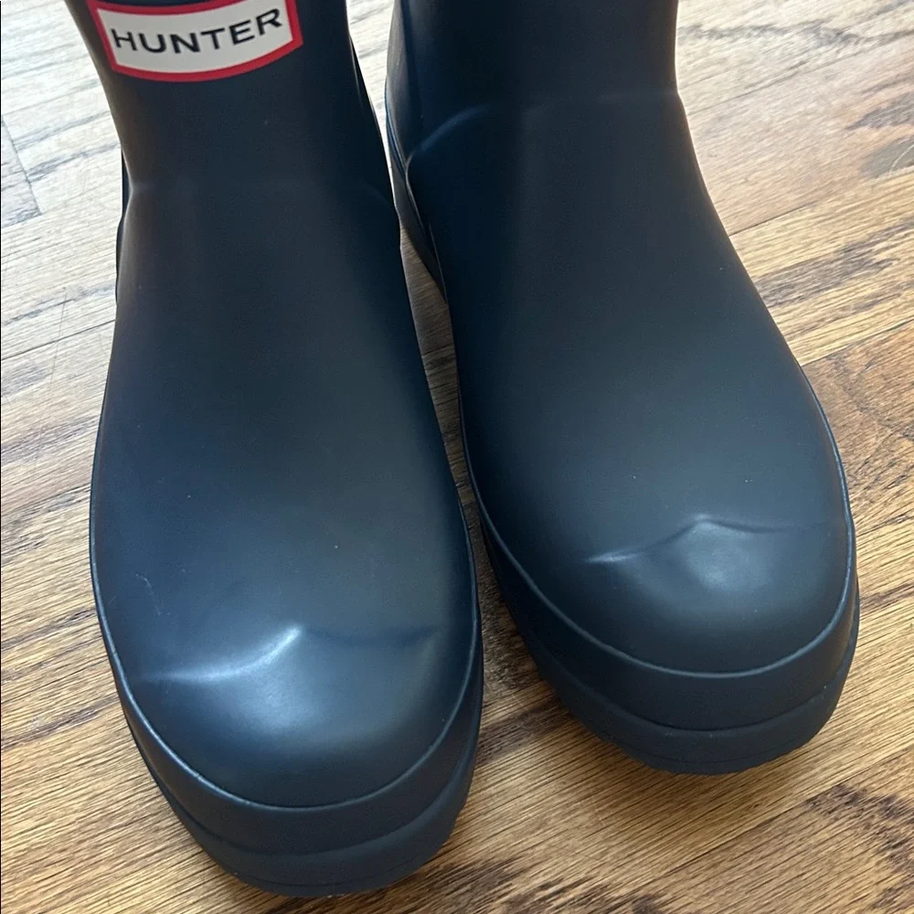 Hunter Women's PLAY Short Rain Boots, Valtameri Blue, US Size 7 - Picture 3 of 15